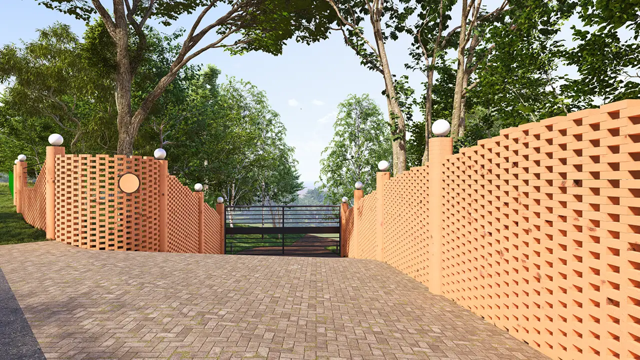 Vista panorâmica das Chácaras Sossego